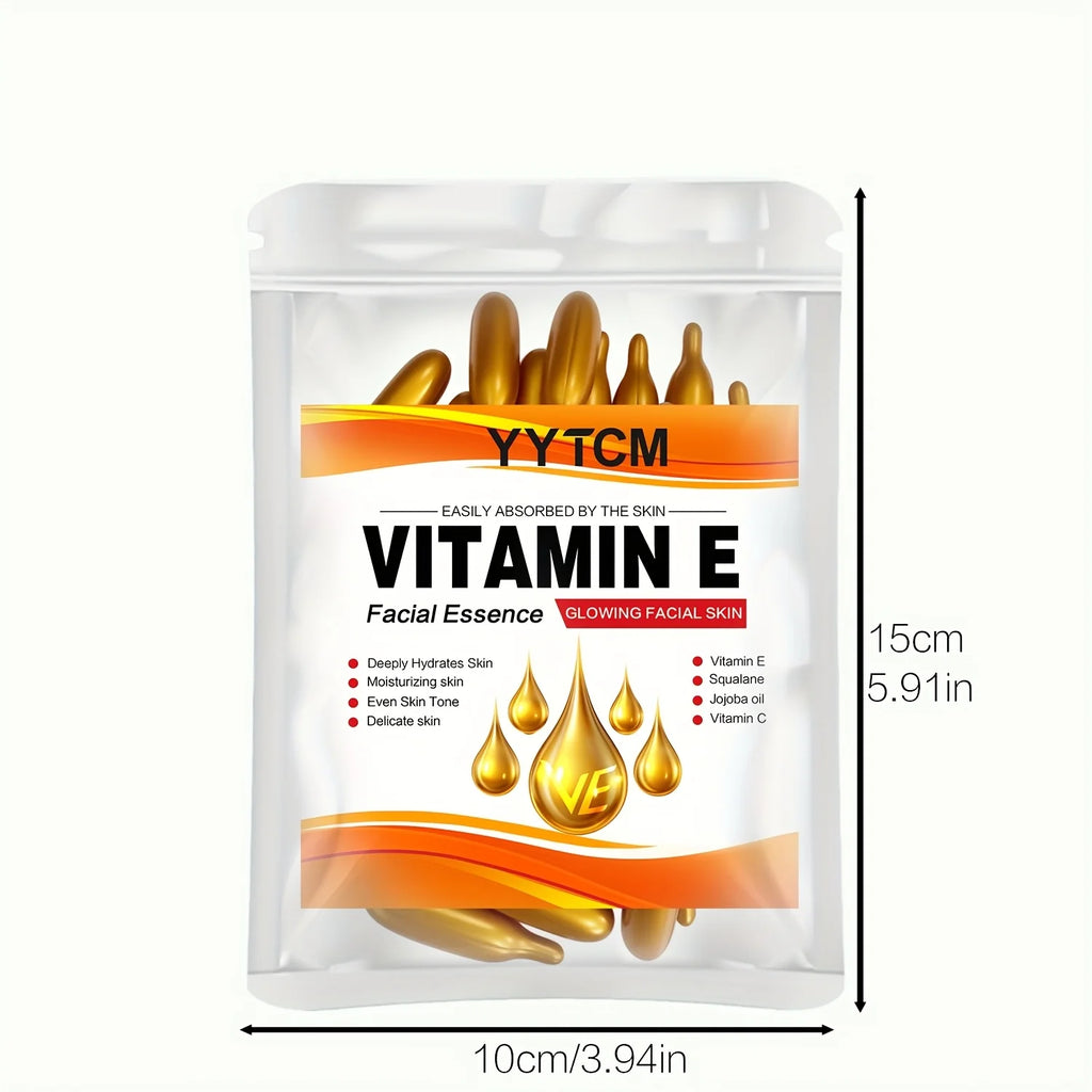 Vitamin E Capsule Essence – Squalane & Vitamin C | 30 Caps Face Capsule Essence Oasis Select