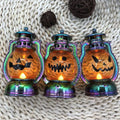 Halloween Decoration Jack-o '-lantern Easter Plastic Electronic Candle Portable Jack-o' -lantern Oasis Select Magic frame Triangle expression