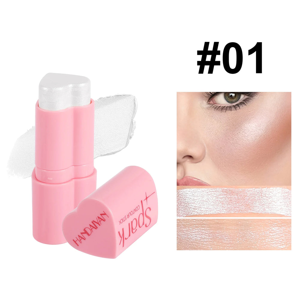 Handaiyan 3-in-1 Blush Highlighter Contour Stick – 8 Colors