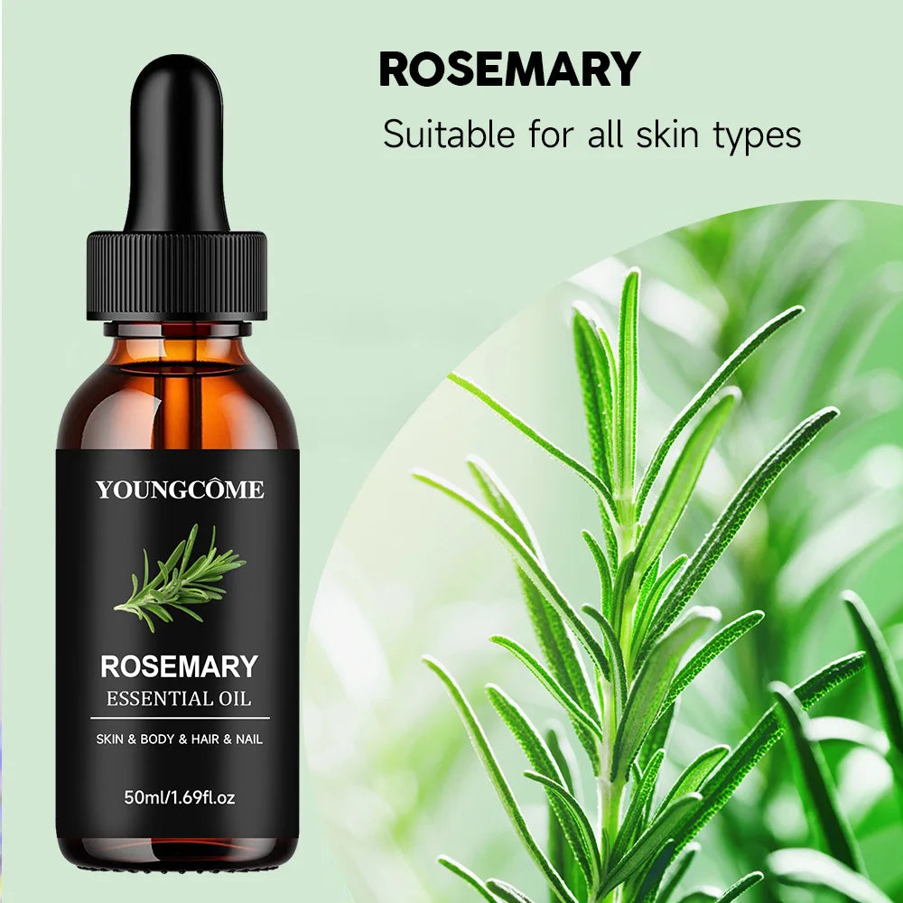 Rosemary Essential Oil Scalp Serum – Hair Growth & Anti-Frizz