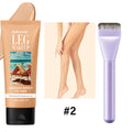 Free Brush With100ml Bronze Leg Body Foundation Long Lasting Waterproof Tanning Makeup Cream Even Skin Tone Makeup Oasis Select Medium and brush