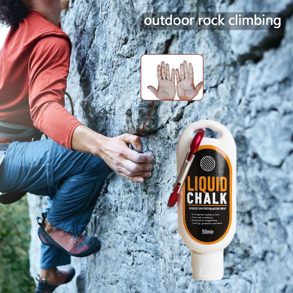 30/50/100ml Sports Liquid Magnesium Powder Fitness Lifting Anti Slip Cream Grip Liquid Magnesium For Pole Dancing Rock Climbing Oasis Select