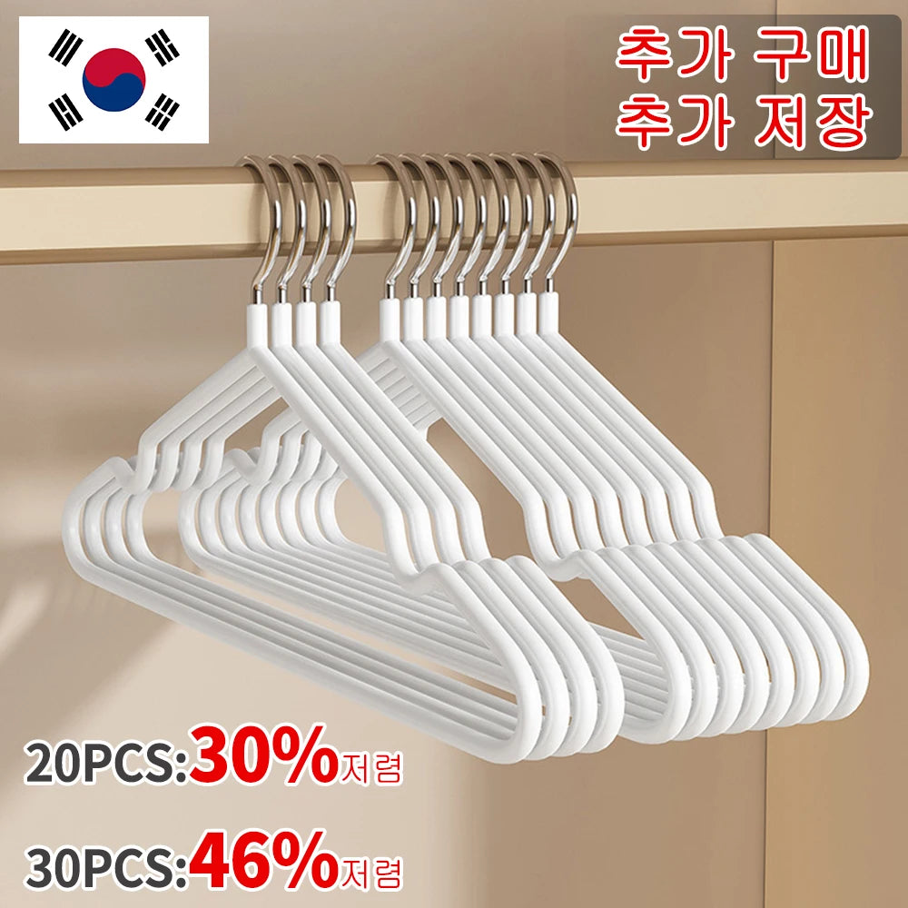 Non-Slip Stainless Steel Clothes Hangers | Space-Saving