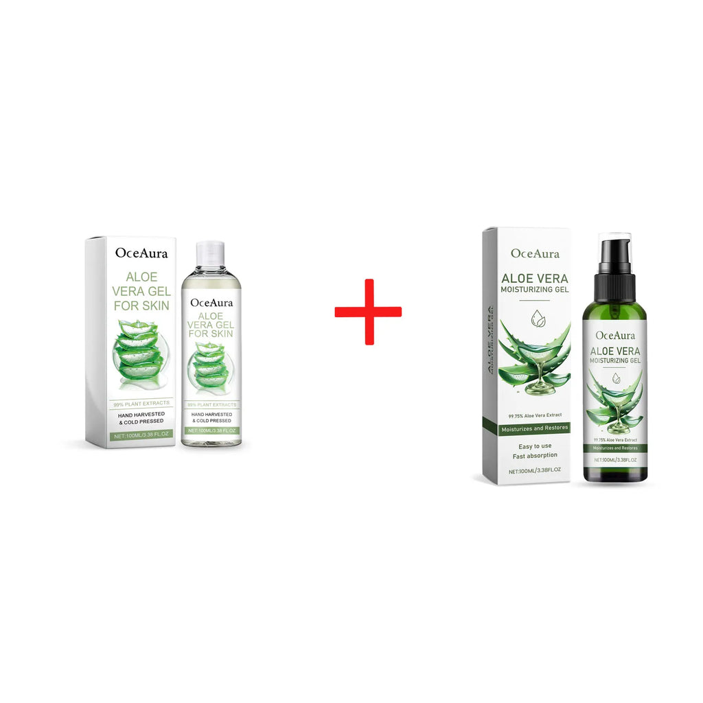 OceAura Aloe Vera Gel – Pore Shrinking, Oil Control & Acne Care Aloe Vera Face Gel Oasis Select C and B