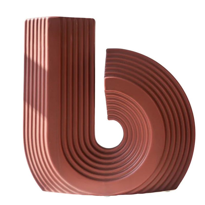 Modern Minimalist Alien Symbols Vase Homestays Hotel Simple Decor Room Decoration Flower Vase Home Decor Oasis Select