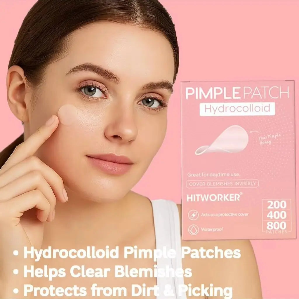 800/400/200pcs Colloidal Acne Patch - Alcohol free, odorless, effectively covers acne patches, suitable for all skin types Oasis Select