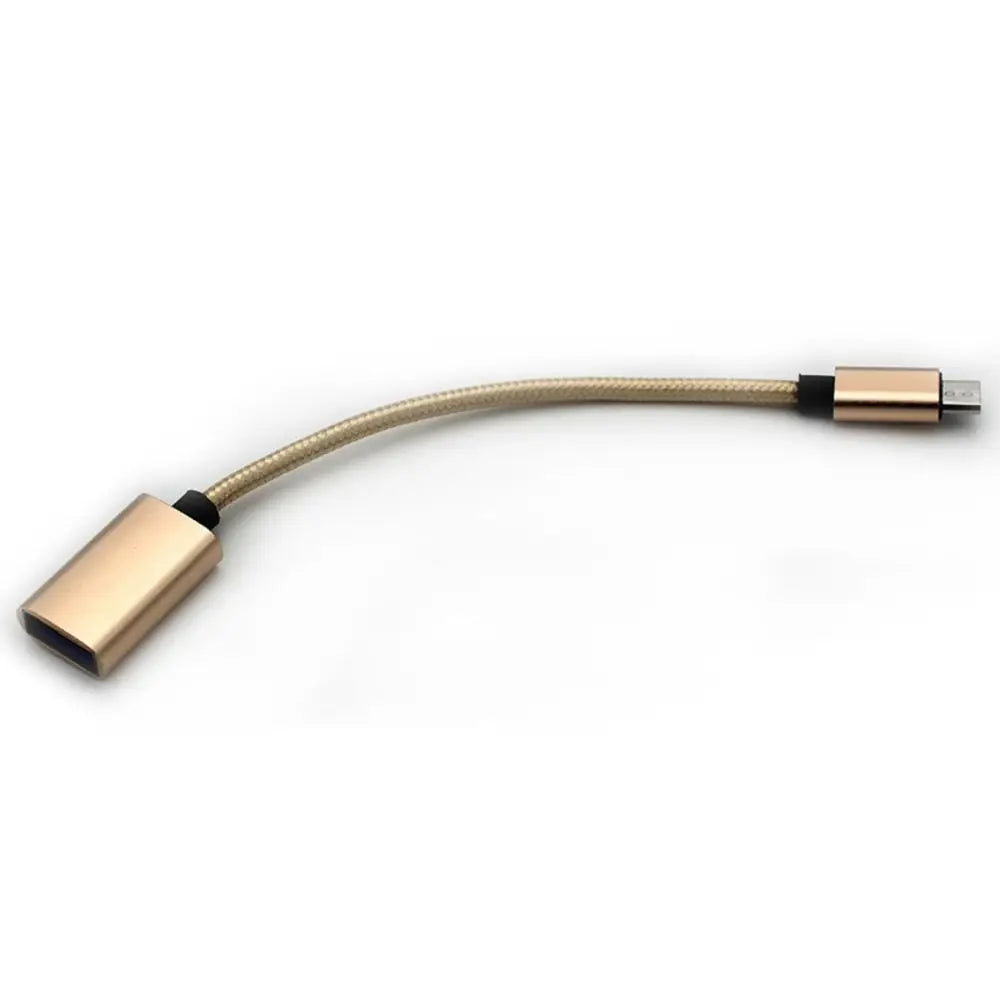 Short Digital Cables Converter Type C Cable Mobile Phone OTG Connector Cable OTG USB Cable USB to Type C Adapter OTG Data Cable Oasis Select Gold
