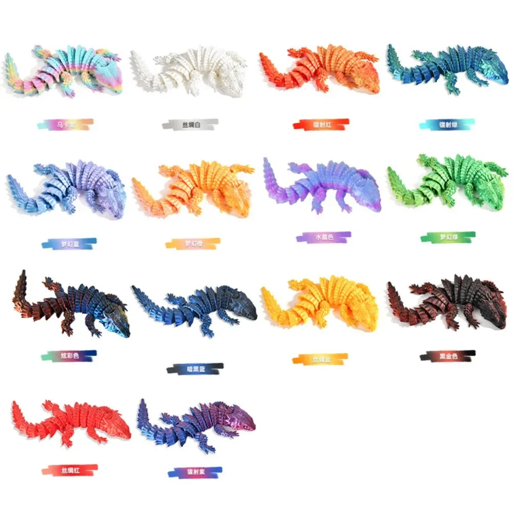 3D Printed Lizards, Home Office and Vehicle Decorations, Landscaping Figurines, Gifts Home Decorative Children's Gift Oasis Select