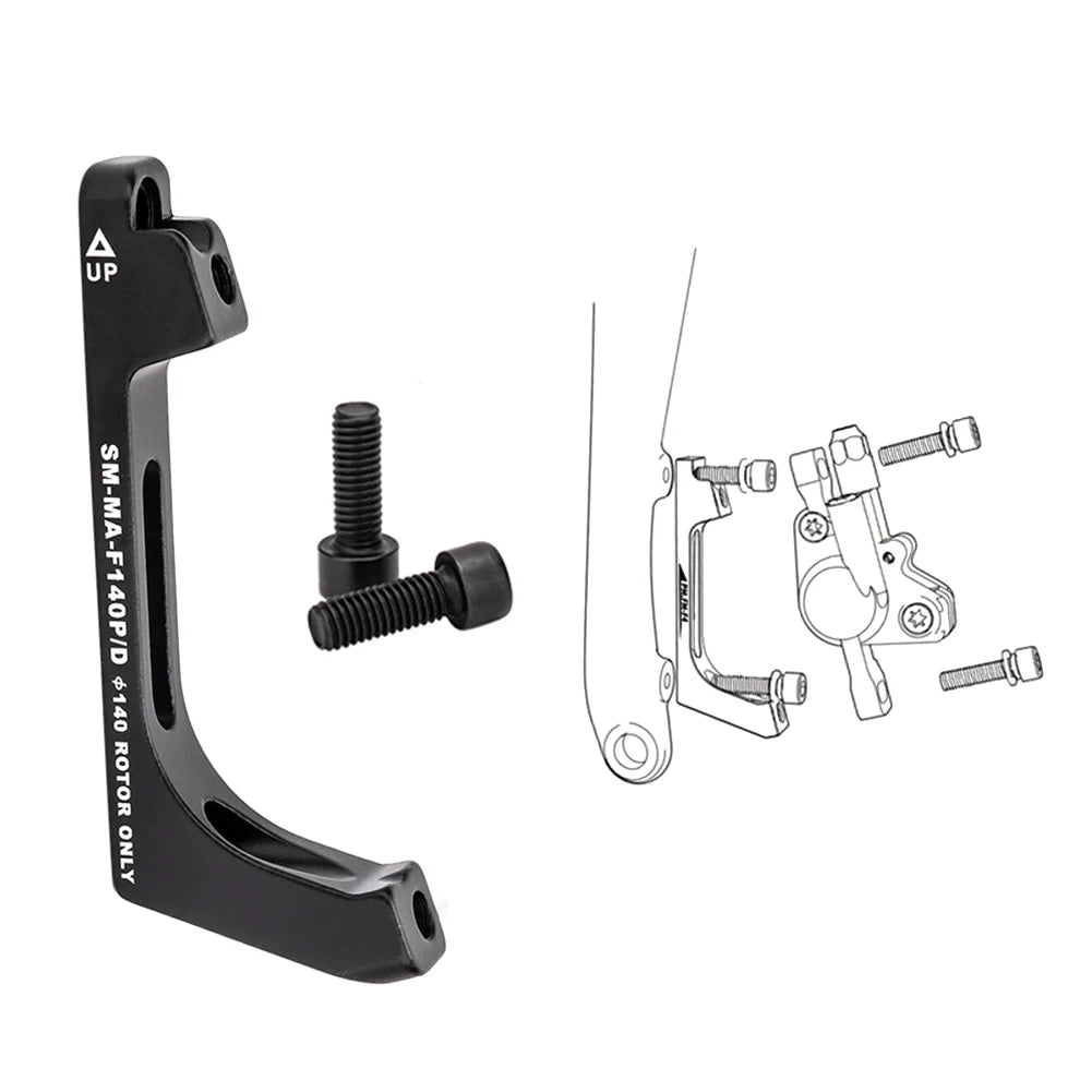 Road Bike Disc Brake Adapter Flat Mount to Post Mount Compatible with 140MM and 160MM Discs Maximum Performance Oasis Select front 140MM