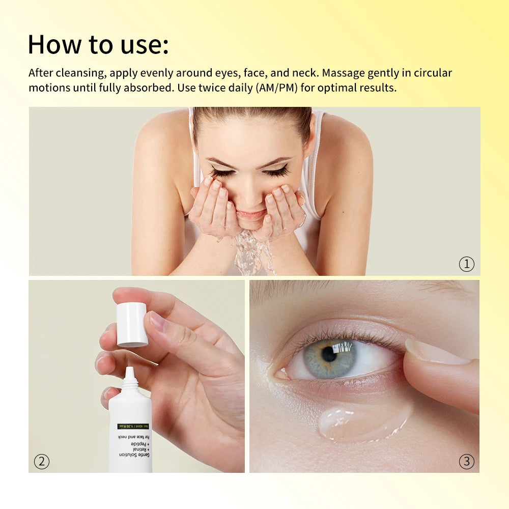 40ml Eye Cream Nourishing Moisturizing Improves Skin For Face Neck Day And Night Fast Absorbing Eye Cream Skincare Product Oasis Select