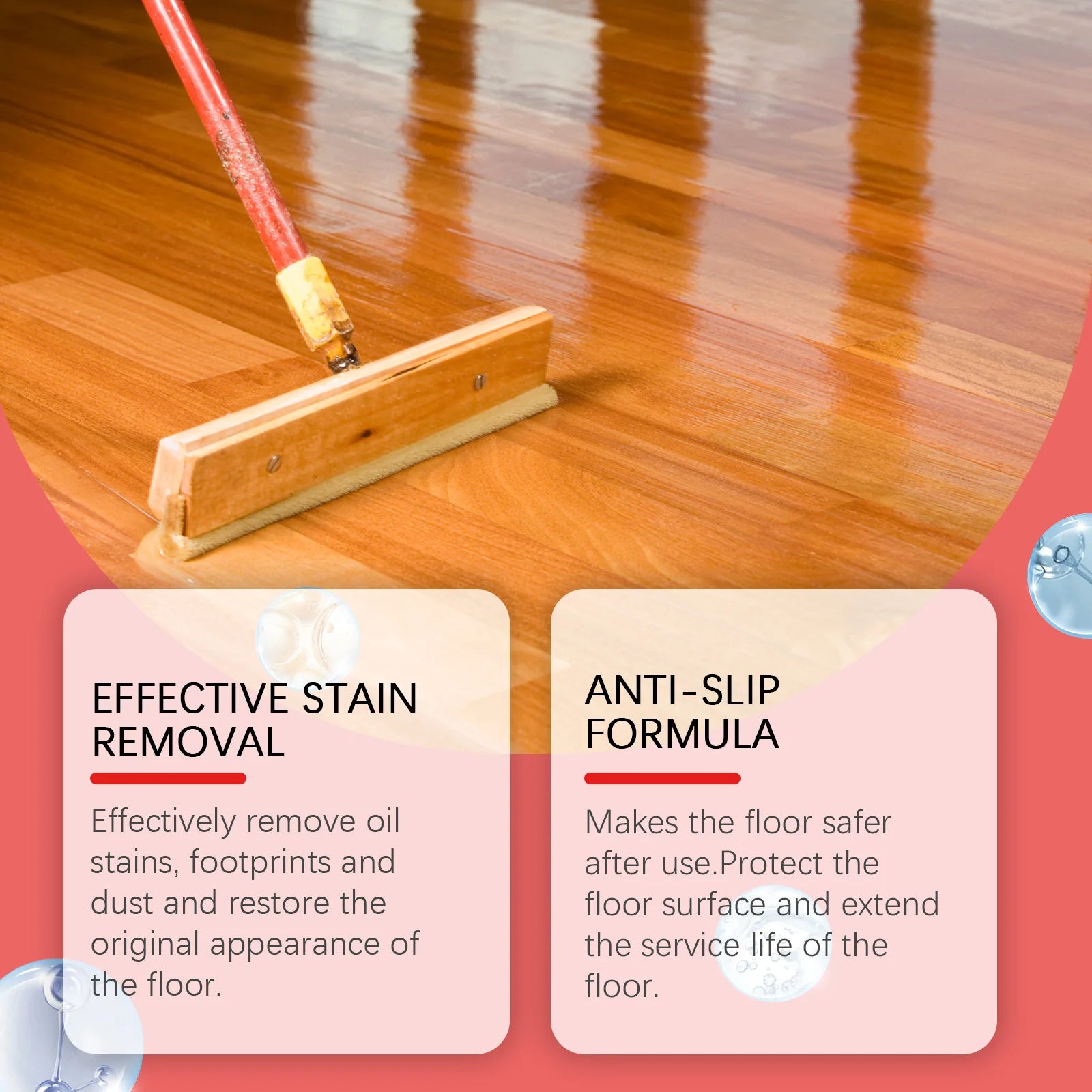 Jakehoe Wood Floor Cleaner & Polish – 100ml Concentrated Floor Cleaner Polish Oasis Select