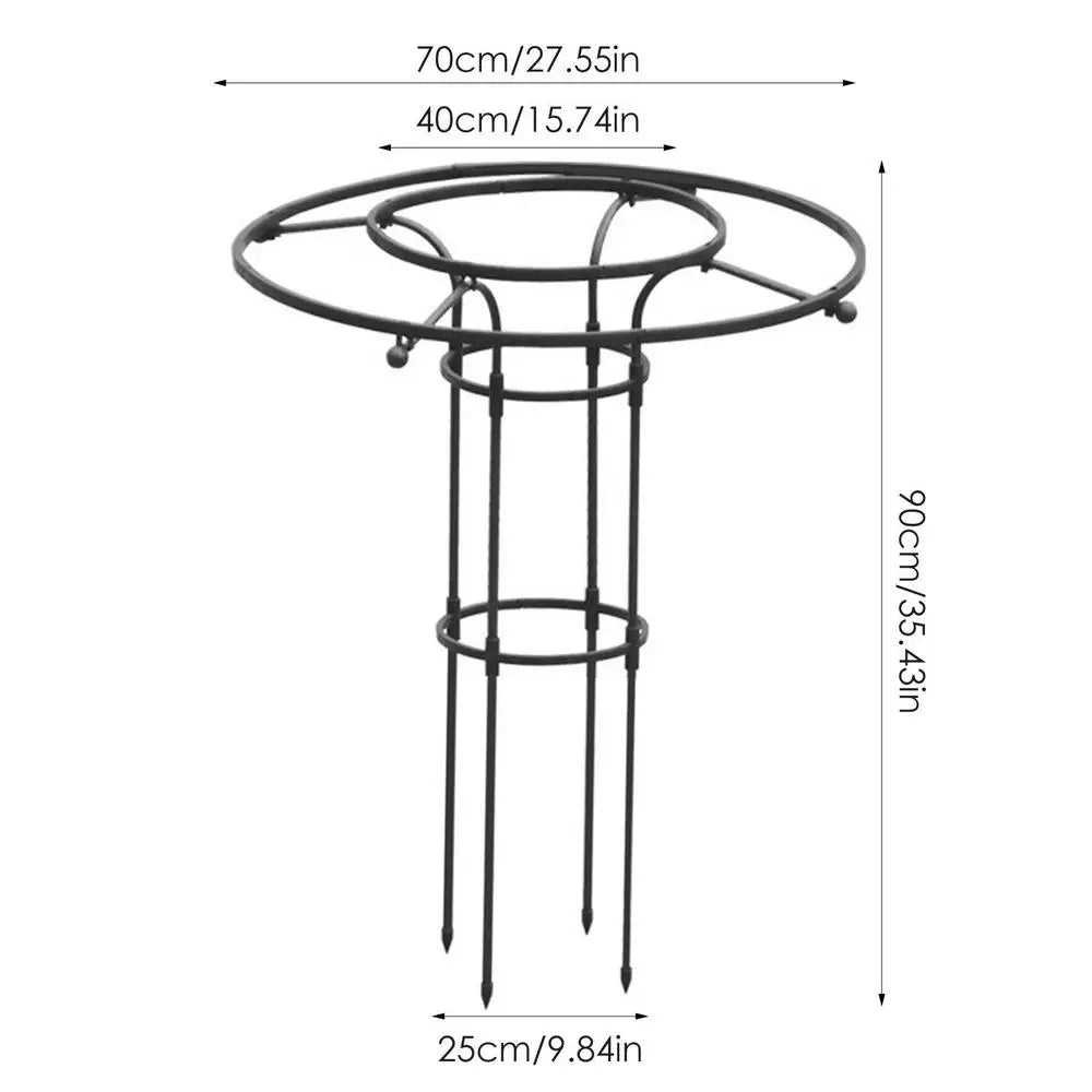 1pc Garden Trellis Umbrella Tower Plant Trellis For Climbing Plants Trellis Support DIY Climbing Trellis Flower Pots Supports Oasis Select 90cm