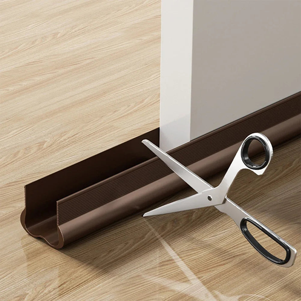 PVC Flexible Door Bottom Sealing Strip 93cm Rubber Under Door Draft Stopper Sealing Strip Household Replacement Hardware Supplie Oasis Select