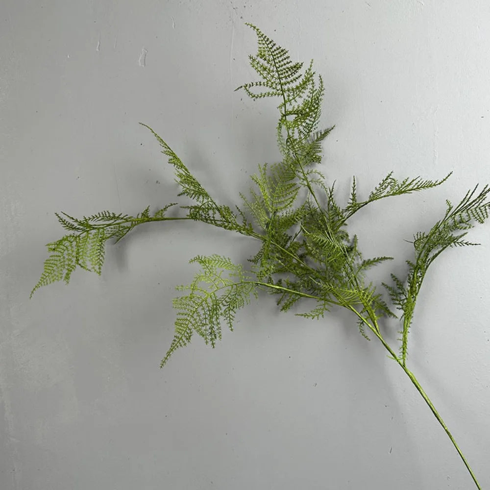 Large Artificial Fern Plant Branches Realistic Handmade Boston Fern Leaves Real Touch Elegant Fake Plants Wedding Decor Oasis Select Dark Green