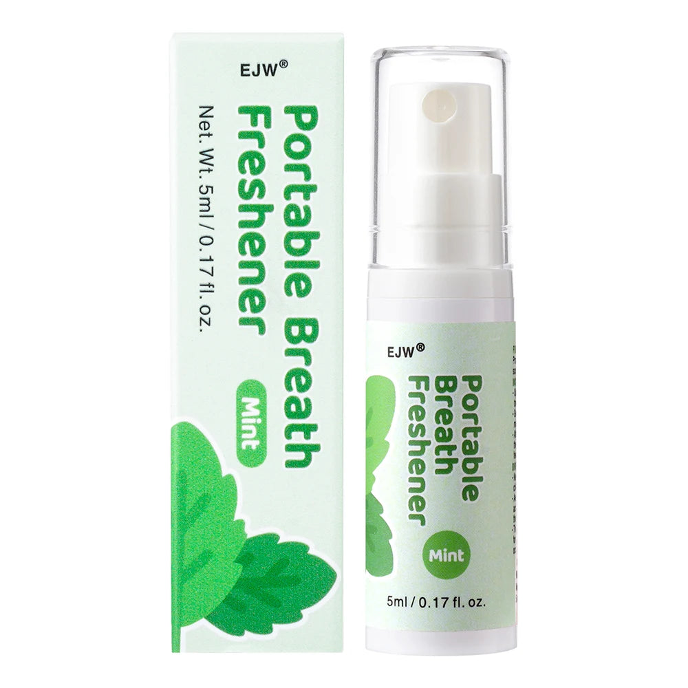 EJW Probiotic Oral Spray, Mint & Peach & Grape Flavor Combo, Breath Spray with Prebiotics , Long-Lasting Freshness Oasis Select Mint