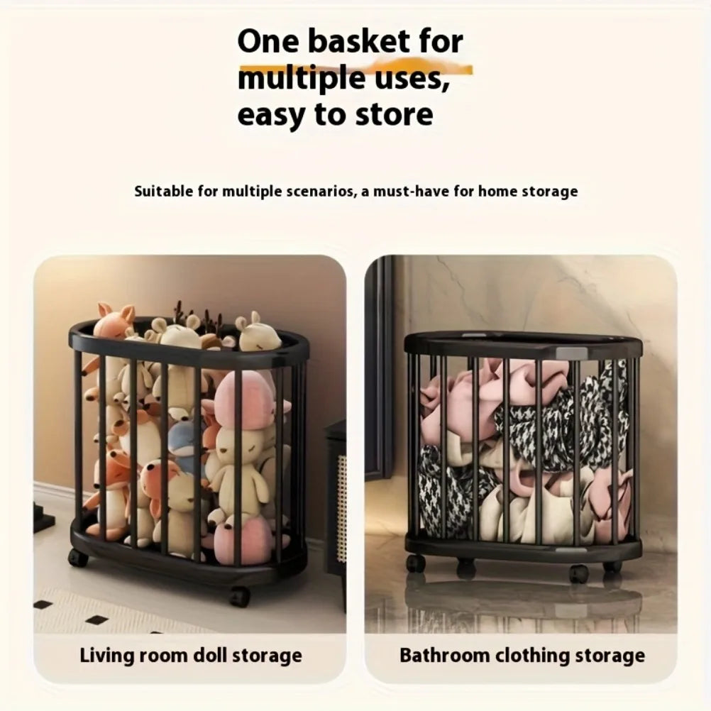 Multi Functional with Wheels Storage Shelf Yoga Mat Exercise Equipment Organizer PP Material Storage Rack Kitchen Organizers Oasis Select