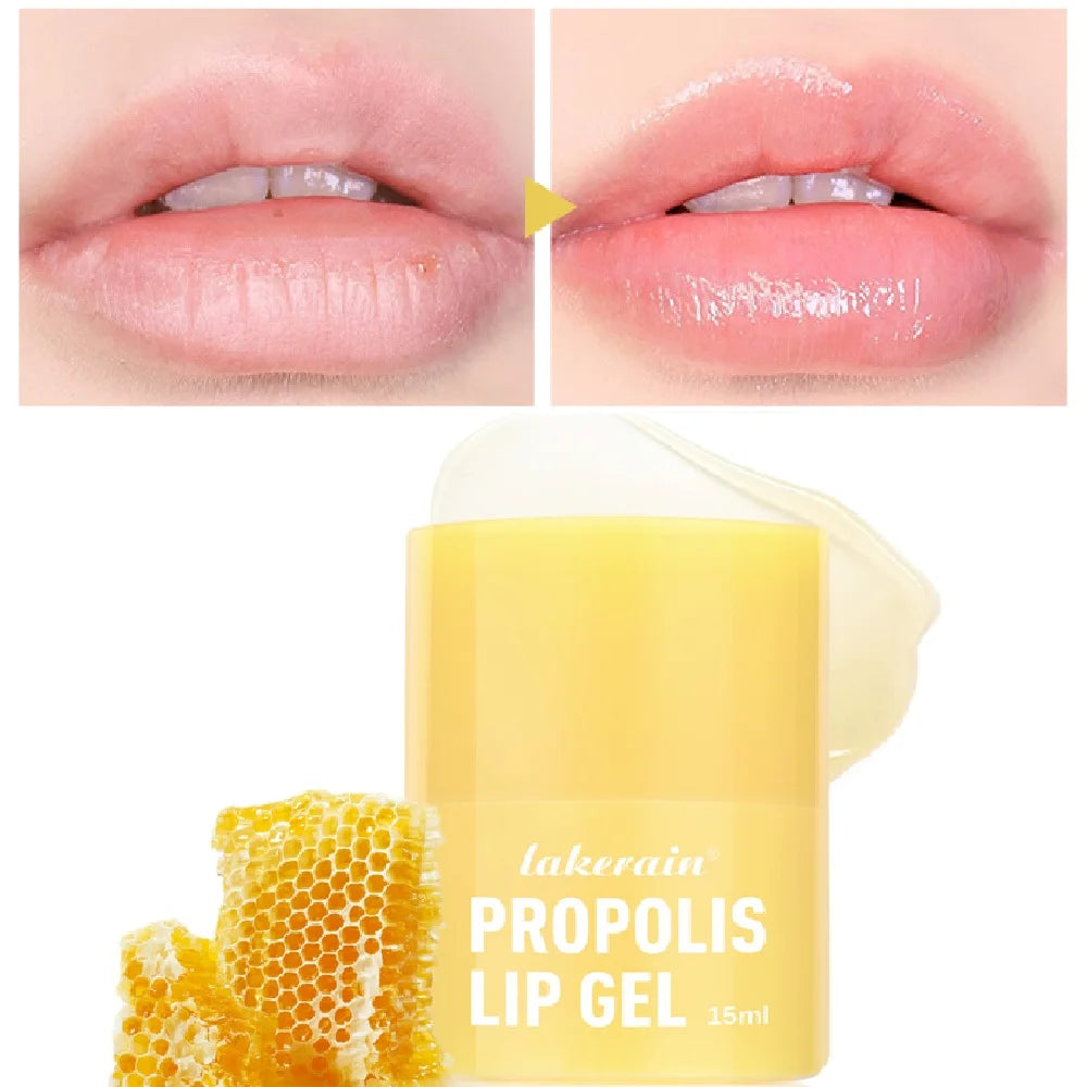 Honey Lip Butter with Propolis Lipcerin Original Hydrating Overnight Manuka Lip Balm Mask 12hr Long Lasting Moisture Skin Care Oasis Select