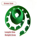 10M L Shaped Lawn Edging Heavy Duty Landscape Border for Grass Gravel Separation Pavement Edge Restraint DIY Garden Barrier Oasis Select Green-5CMx10m