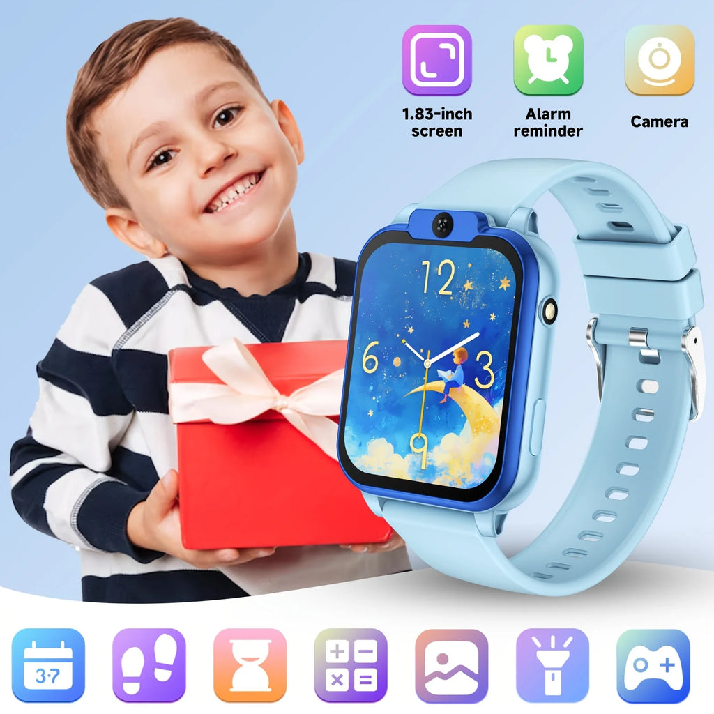 ERUN Kids Smart Game Watch – 18 Games, Camera & Pedometer