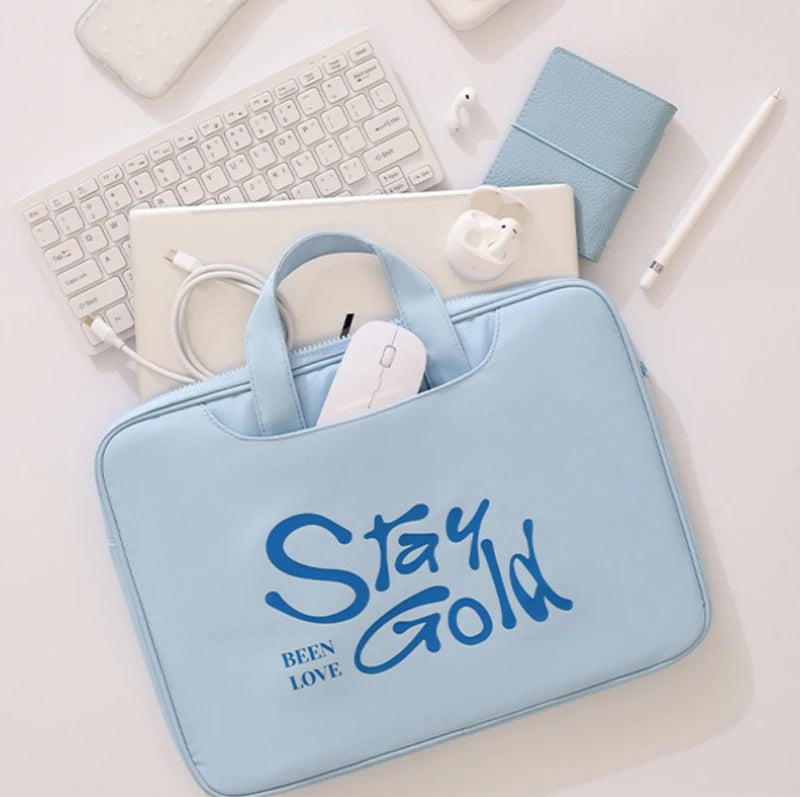 Cute 16 Inch Laptop Handbag Shockproof Notebook Bag For Macbook Air Pro 14 Huawei HP Lenovo Portable Travel Laptop Briefcase Bag Oasis Select