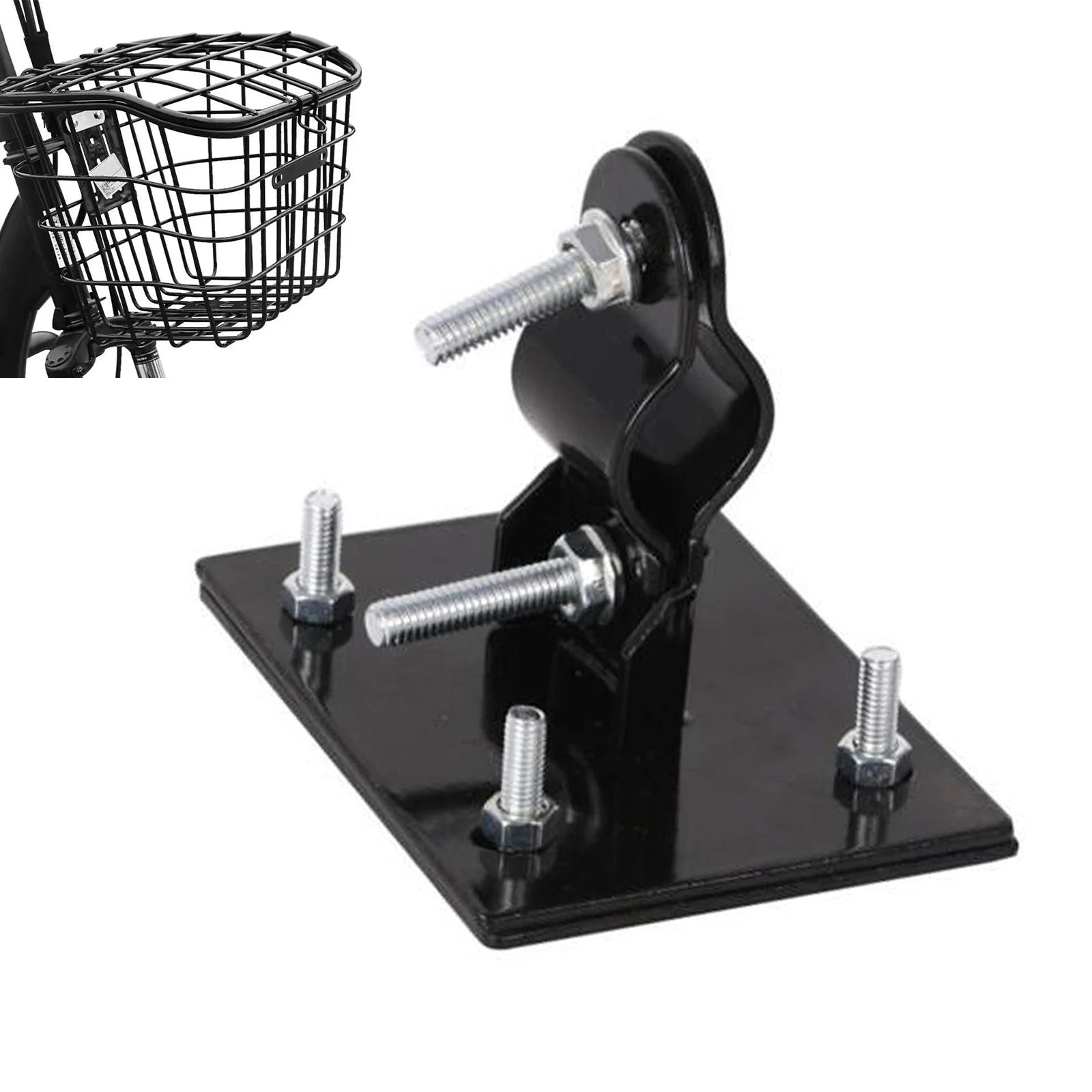 1pc Brand New Front Basket Fixed Holder Folding Bicycle For Scooter Bicycle Iron Frame Modification Lamp Frame Oasis Select A