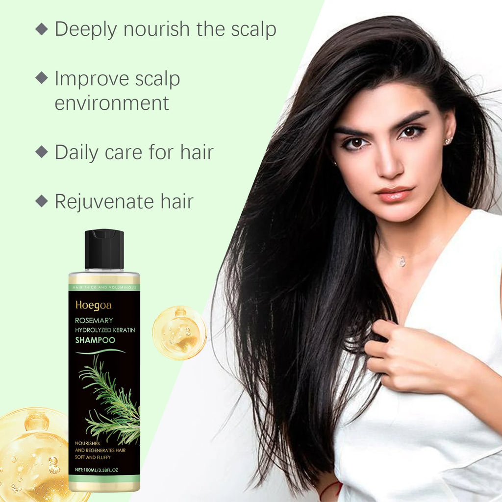 HOEGOA Rosemary Keratin Shampoo – Hair Growth & Repair Hair Growth Shampoo Oasis Select