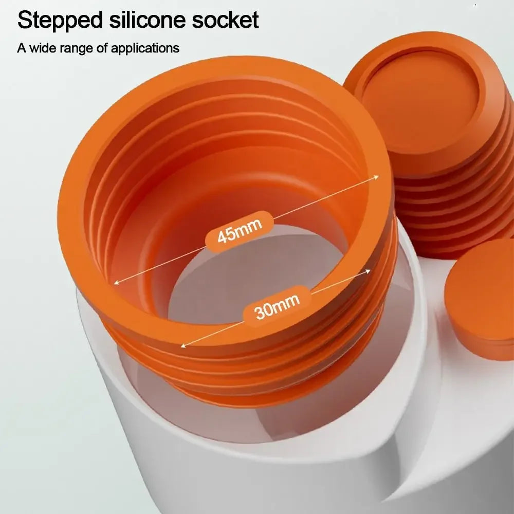 Anti Odor Sink Drain Pipe Adapter Sealing Ring Neat Dishwasher Water Pipe Connector Universal Multifunctional Oasis Select