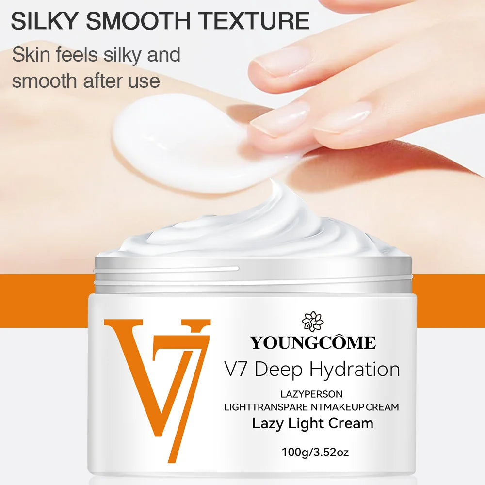 Face Cream V7 Deep Hydration Waterlight Instant Whitening Moisturizing Cream Vitamin H Nourish Brighten Skin Tone Fade Blemishes Oasis Select