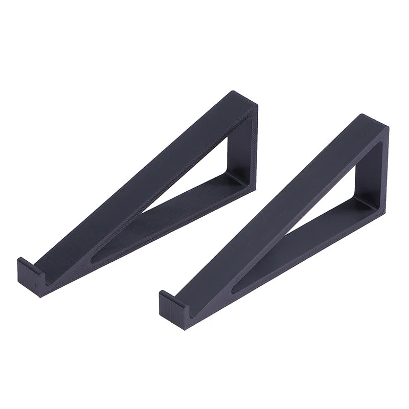 1 Pair Portable Keyboard Elevated Stand Raised Keyboard Angle Plastic Computer Keyboard Riser Monitor Holder Comfortable Typing Oasis Select Black