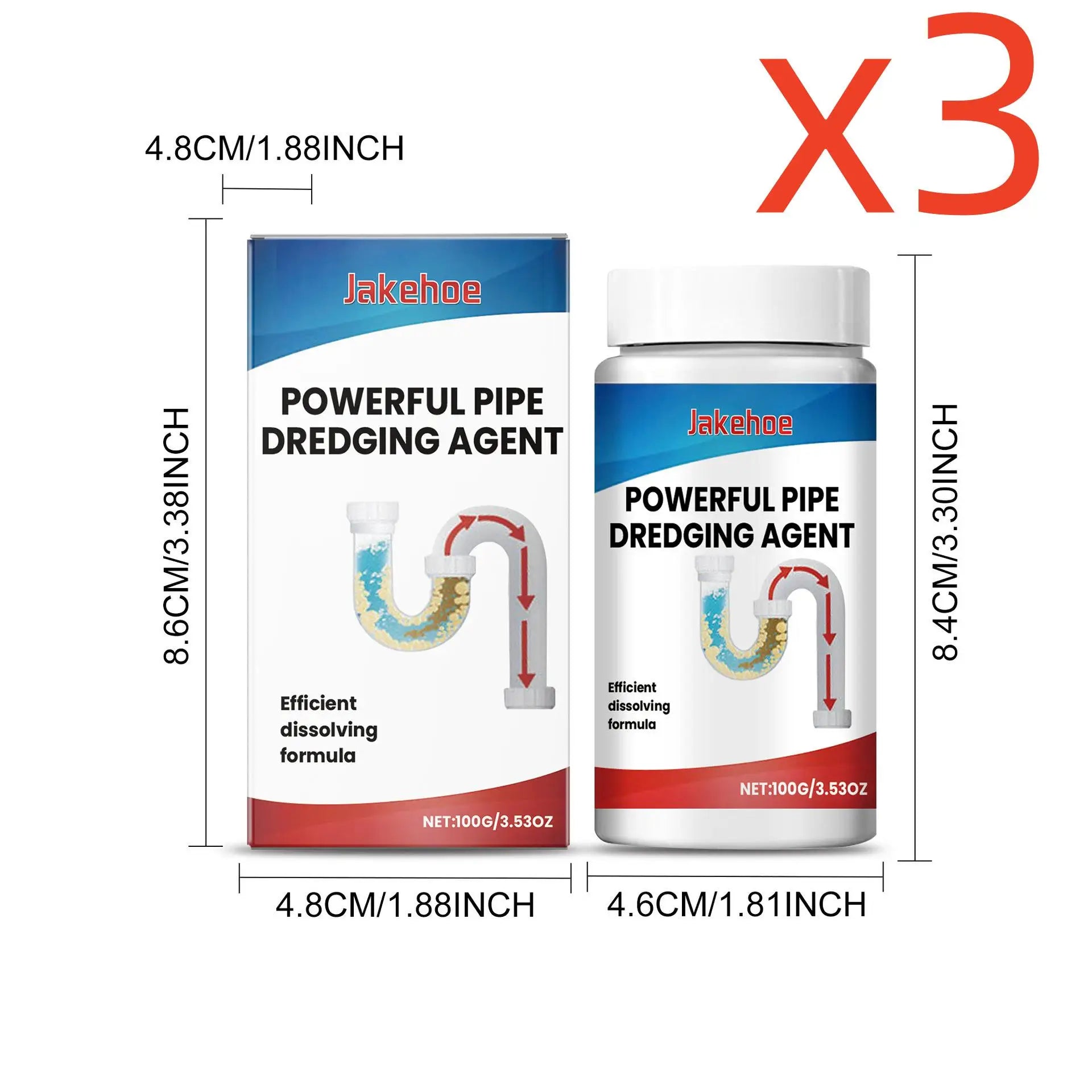 Pipeline Dredging Agent Remove Stubborn Oil Stain Dirt Garbage Residue Unblocked Pipe Prevent Blocking Pipeline Dredging Agent Oasis Select 300g boxed