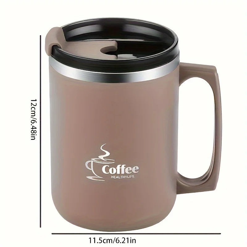 Premium 304 Stainless Steel Tumbler with Straw, Leak-Proof&Portable, for Coffee Water Juice,Home School Office Use,Hot Sale 2026 Oasis Select