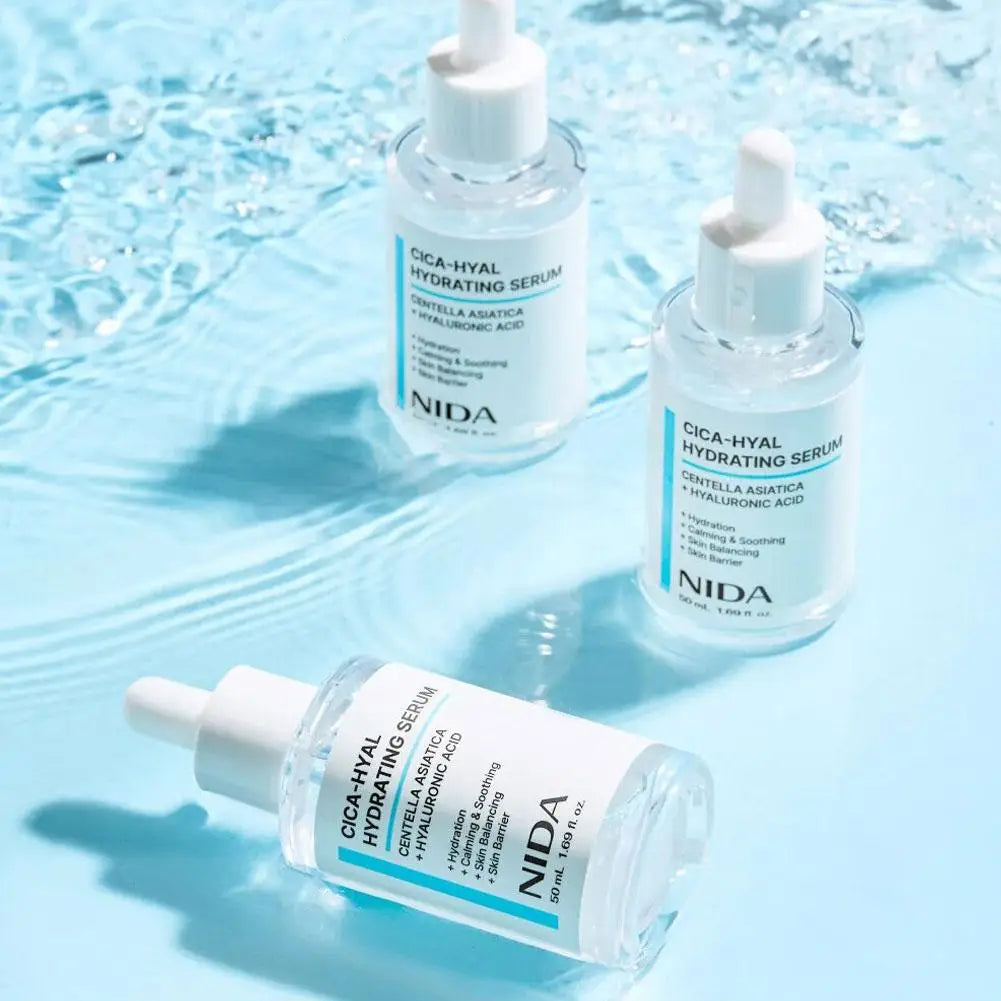 NIDA CICA-HYAL Hydrating Serum – Hyaluronic Acid & Centella 50ml Hydrating Face Serum Oasis Select