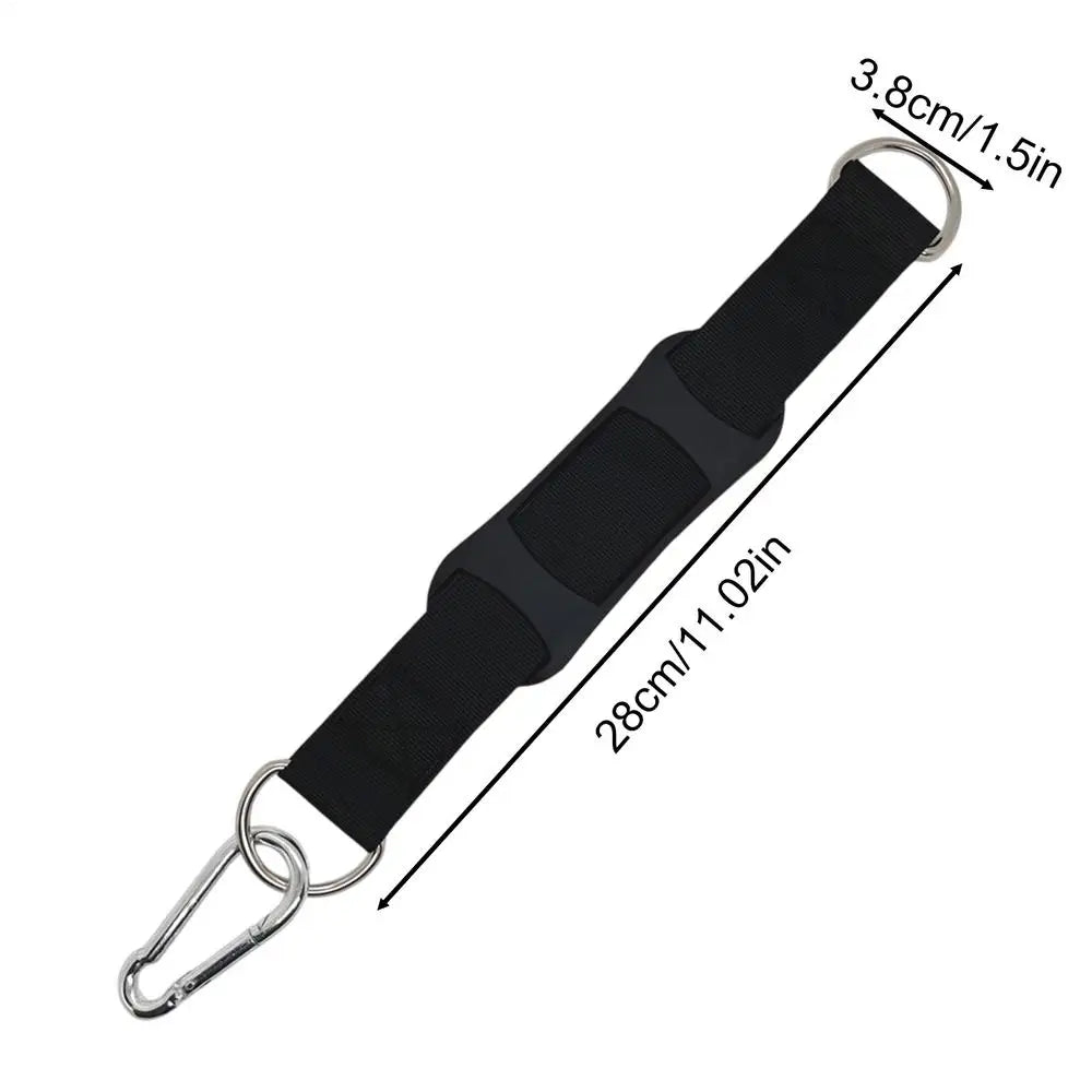 Punch Bag Hanger Strap Boxing Bag Holder Heavy Duty Strap for Tree Home Fitness Gear Women Men Exercises Equipment for Sandbag Oasis Select Black