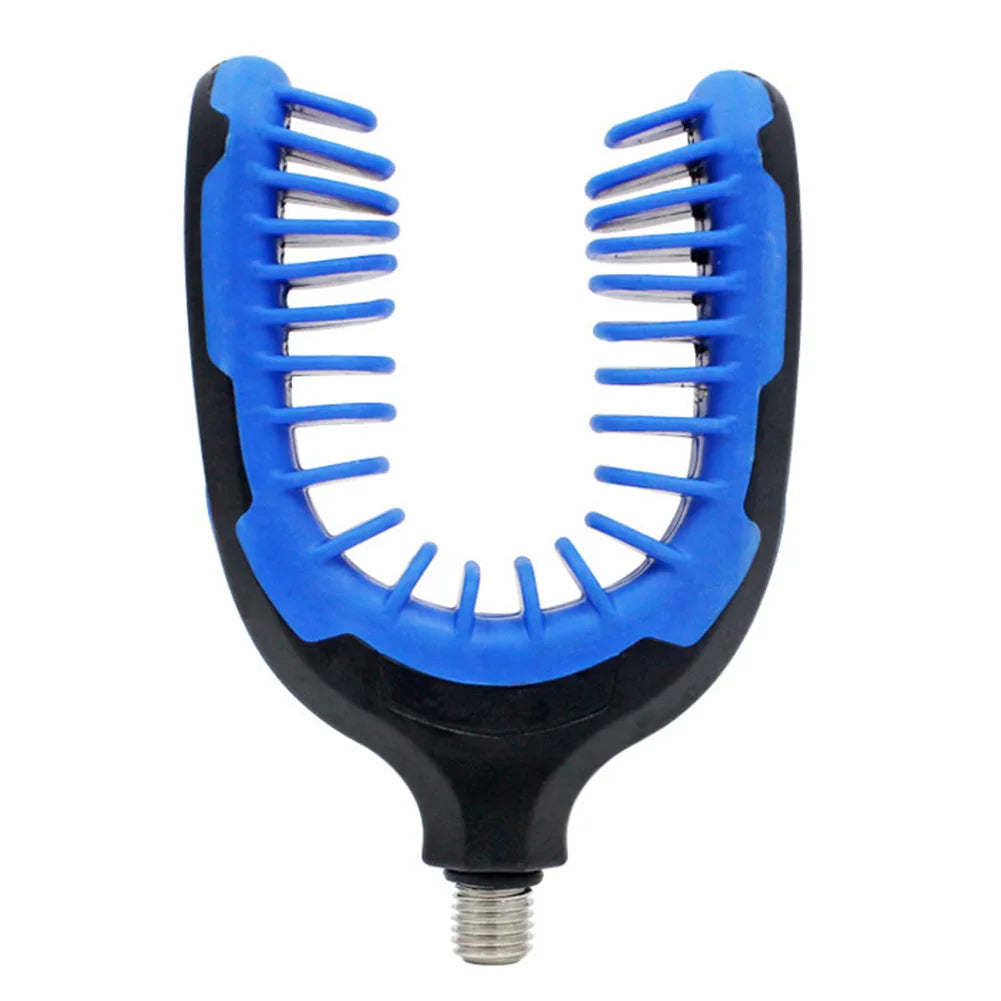 Fishing Rod Holder Rest For Holder Head 3/8 Thread 9.8*6.3cm Prevent Slipping Fishing Tackle Gripper Rest Gripper Rod Grips Tool Oasis Select blue