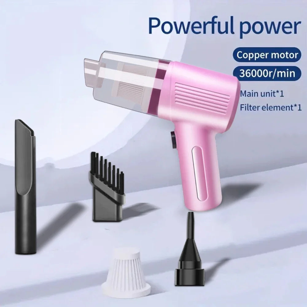 Cordless Handheld Vacuum – Car, Home & Pet Hair | Type-C Handheld Vacuum Cleaner Oasis Select