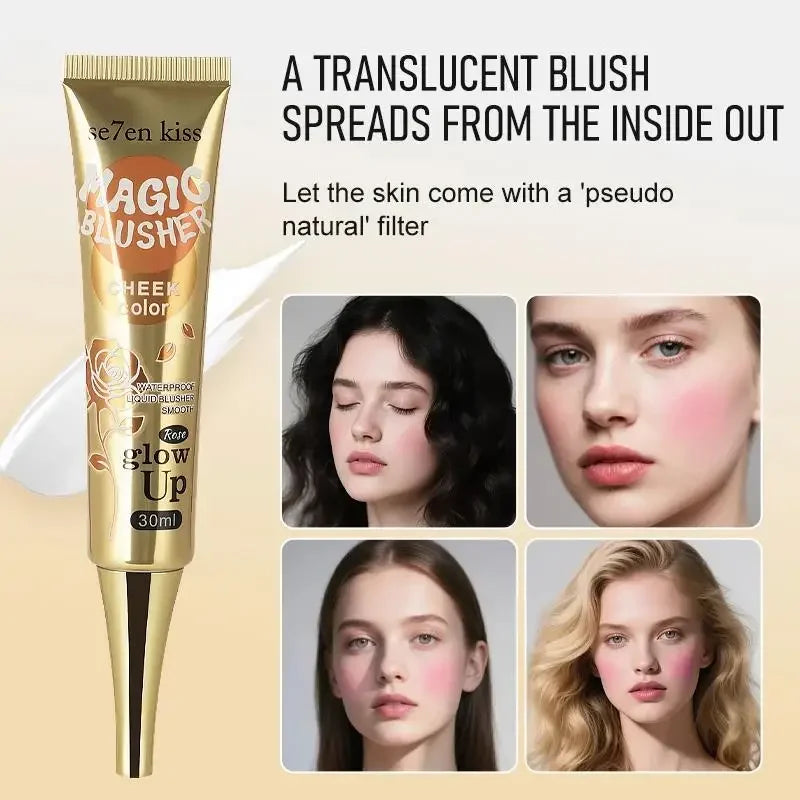 Se7en Kiss Color-Change Blush Cream – Waterproof Liquid Blusher