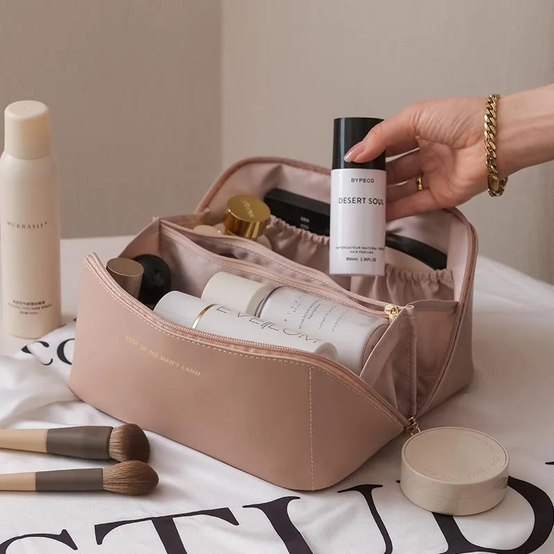 Large Travel Makeup Bag – Women's Toiletry & Cosmetic Organizer