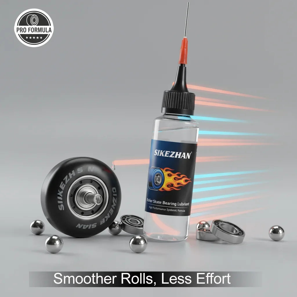 Premium Skateboard & Roller Skate Lubricant - High-Speed Bearing Oil, Anti-Rust & Friction Guard - Inline Skates & Noise Reducer Oasis Select