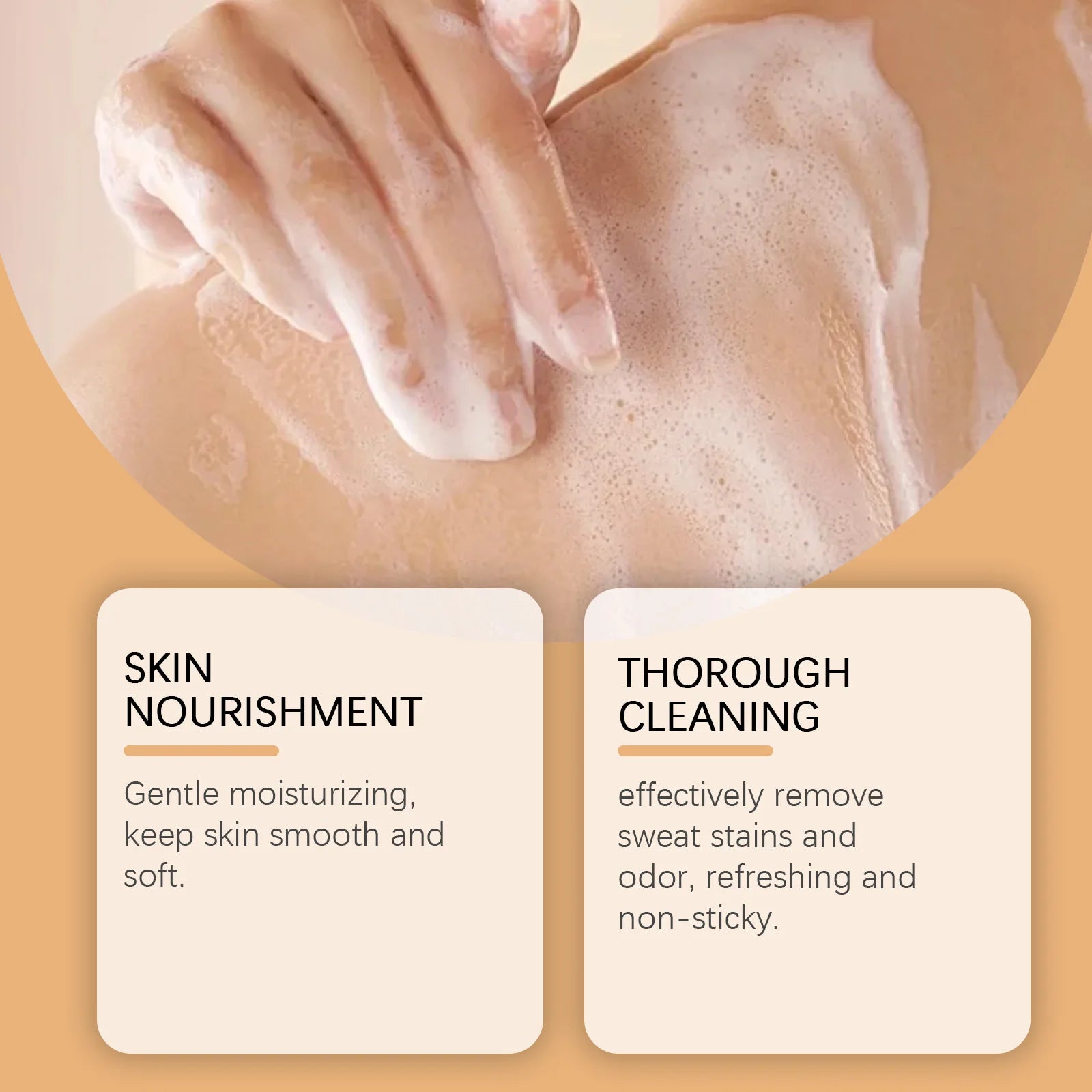 OceAura Persimmon Shower Gel – Odor Control & Brightening Body Wash Oasis Select