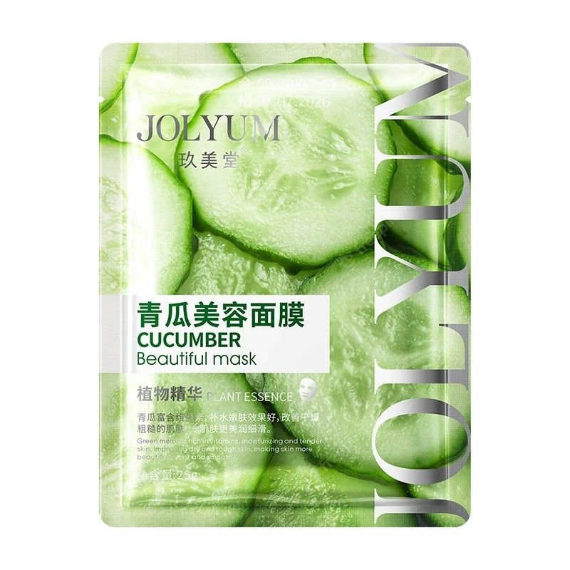 Fruit Face Sheet Masks 6-Pack – Hydrating & Anti-Aging Skincare Face Sheet Mask Oasis Select