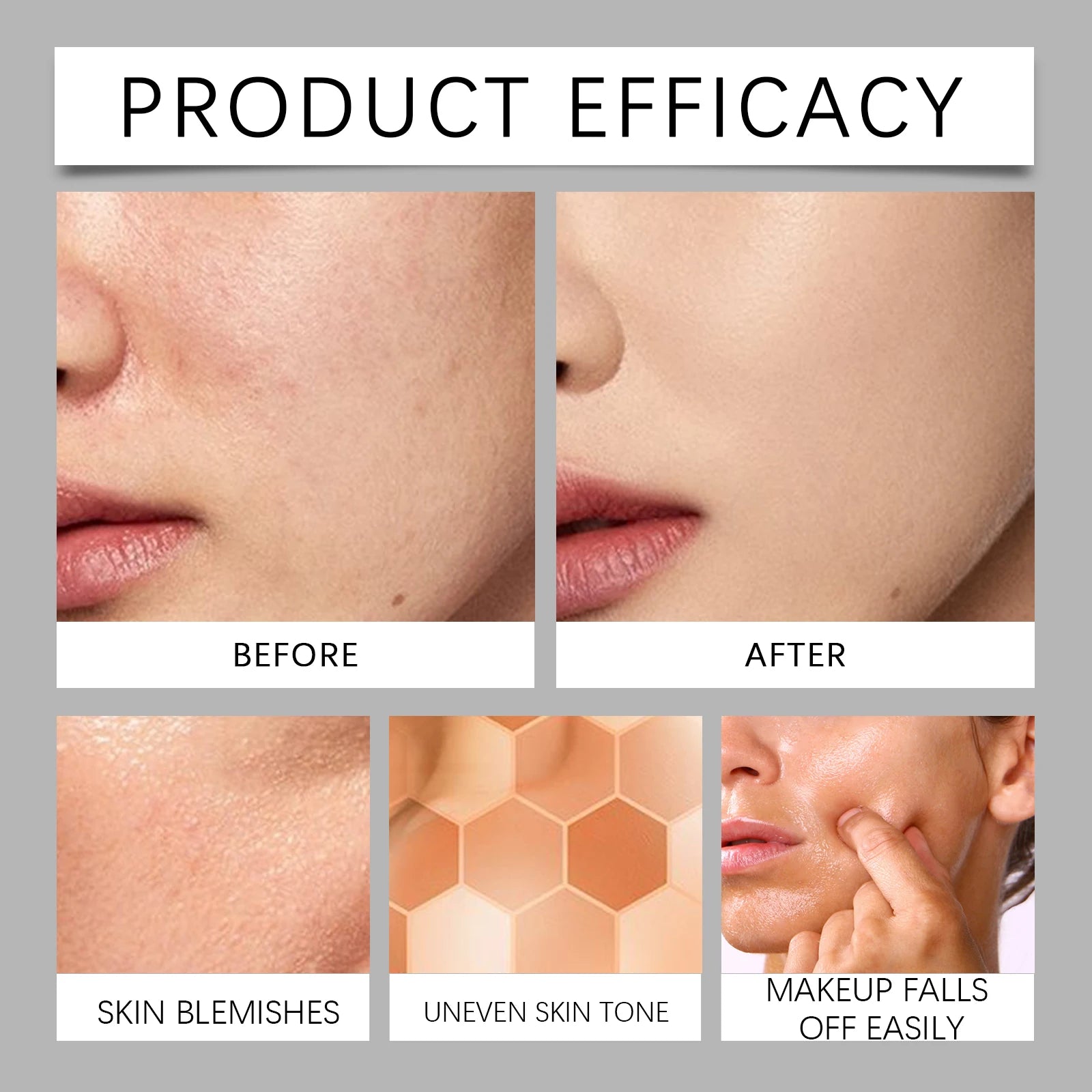 Changing Foundation SPF 15 Sunscreen Full Coverage Waterproof Brightening Oil Control Concealer Mature Skin Foundation 30ml Oasis Select