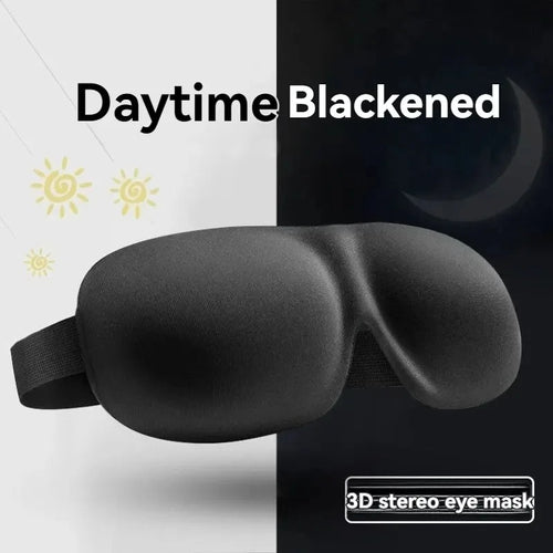 3D Contoured Blackout Sleep Eye Mask – Non-Marking & Soft Sleep Eye Mask Oasis Select