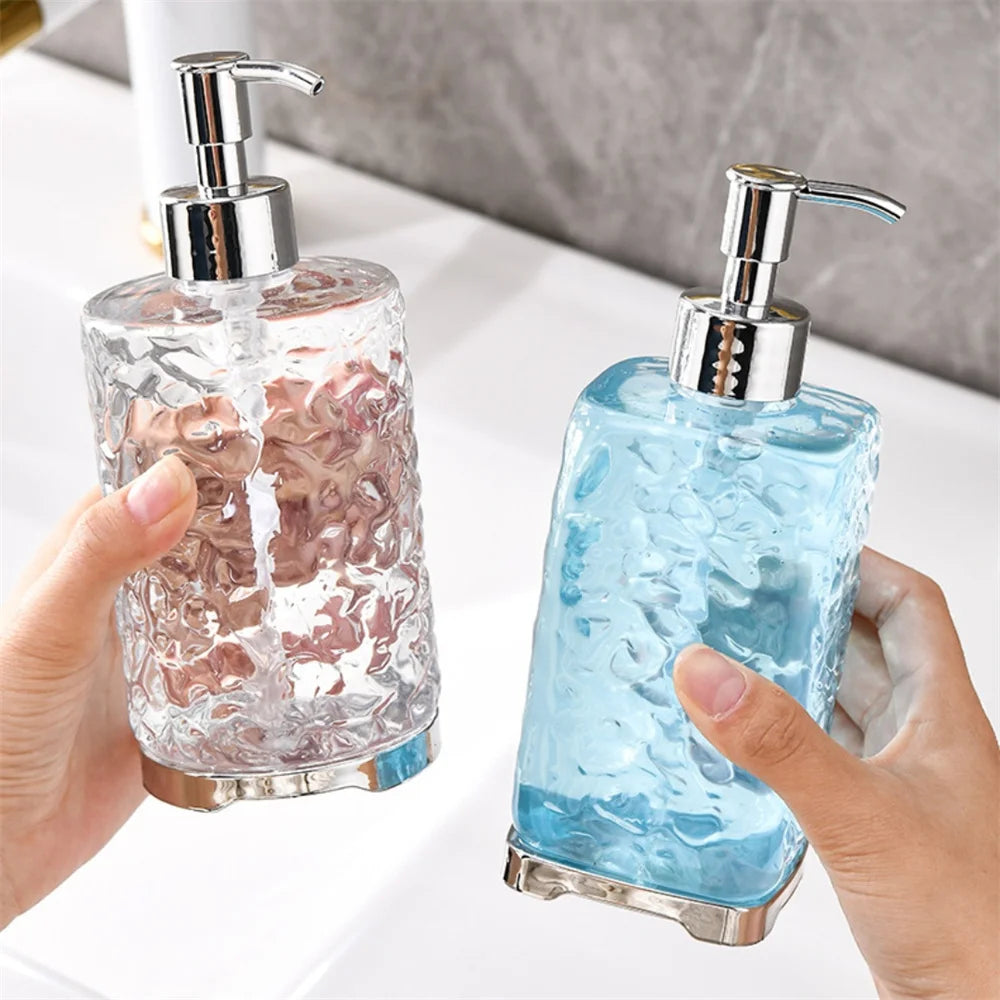 550ml Cheese Pattern Refillable Pump Dispenser Bottle