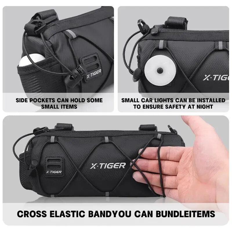 X-TIGER Bike Bag Portable Handlebar Multi-purpose Large Capacity Backpack MTB Road Cycling Frame Tube Bag Shoulder Bags Oasis Select