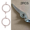 2PCS Chicken Bone Scissors Accessories Spring Wire Diameter 1.8mm Outer Diameter 15mm Nickel Plated Steel Torsion Spring Oasis Select Silver 1.0mm