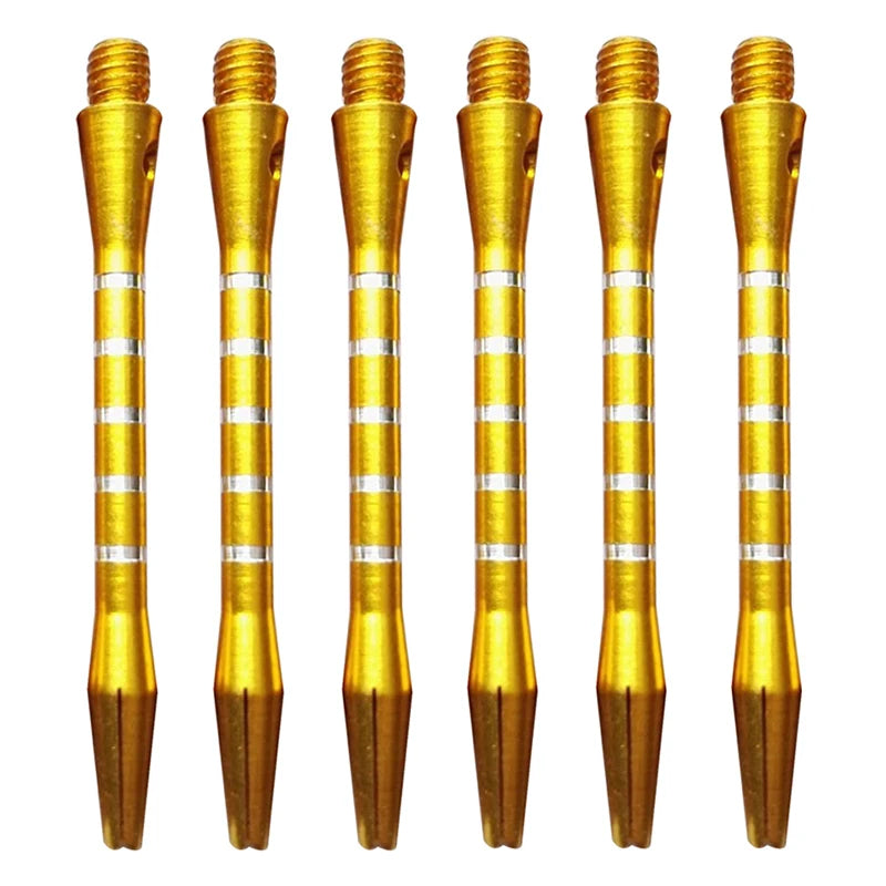 6Pcs Aluminum Throwing Darts 53mm Short Five-line Metal Darts Rod Thread Darts Darts Accessories Indoor Darts Sport Oasis Select E