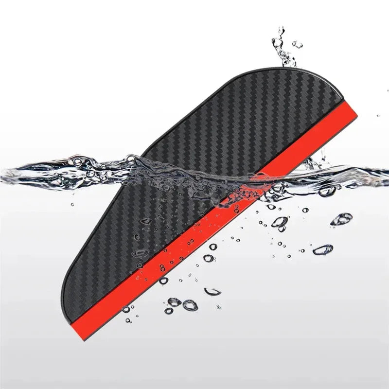 1/2/3/4pairs Car Rearview Mirror Rain Eyebrow Carbon Fiber Universal Car Rain Shield Reversing Mirror Rain Cover Car Accessorie Oasis Select