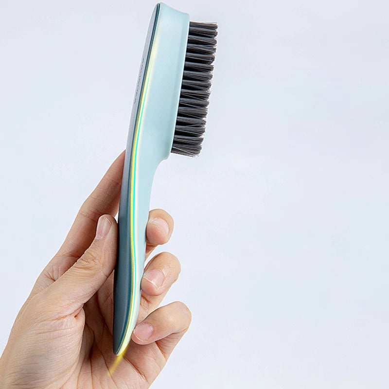 1pc Shoe Cleaning Brush Plastic Clothes Scrubbing Brush Household Cleaning Tool Oasis Select