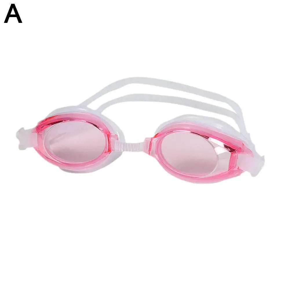 Silicone Goggle Women HD Men's Waterproof and Anti-fog Diving Equipment Small Frame Adult Swimming Glasses for Childre Oasis Select Pink