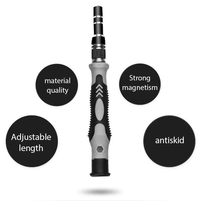 115 in 1 Precision Screwdriver Set Professional Multi-Function Repair Tool with 98 Magnetic Screw Driver Bits for iPhone Glasses Oasis Select